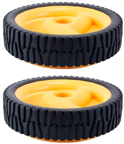 Hoite 2 Pcs Lawnmower Drive Wheel, 200 Mm Universal Front Wheel, for Most Lawnmowers