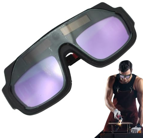 Opdestn Lunettes de Coupage Plasma,Protection Oculaire Anti-Éblouissement pour Soudage - Lunettes Auto-Obscurcissantes Naturelle Pour Construction Menuiserie Laboratoire Soudage ARC Découpe Plasma