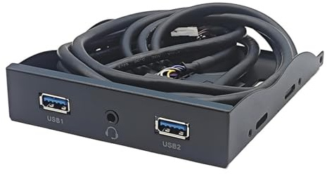 USB 3.2 Hubs Splitter Floppy Bay 3,5 mm Kopfhörer Frontpanel Erweiterungsanschluss für Computer PC Rack 19pin USB Frontpanel