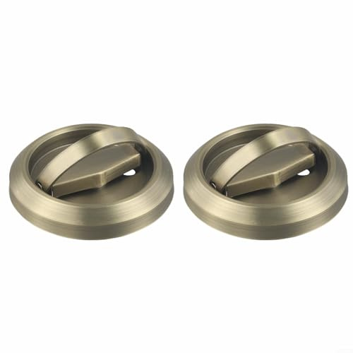 HanOaki Türgriff aus Edelstahl, für Ringschloss 304, ausziehbarer Türgriff, interne Falttüren, Taschenschiebetürgriffe (Bronze)