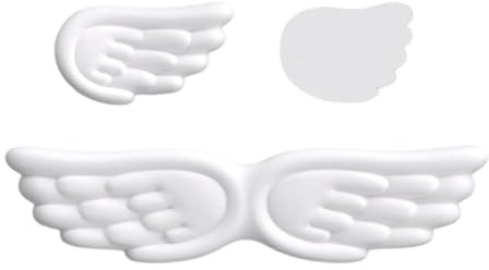Fxzqgnh Angel Wing -Maus-Handgelenkauflage, rutschfeste Armlehne für Computer, Gaming, Zuhause, Büro und Laptop, Weiß