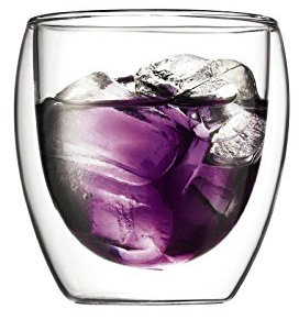 Bodum Pavina 2 Stück Glas, doppelwandig, klein – 0,25 l, 8 oz (Pack von 2)