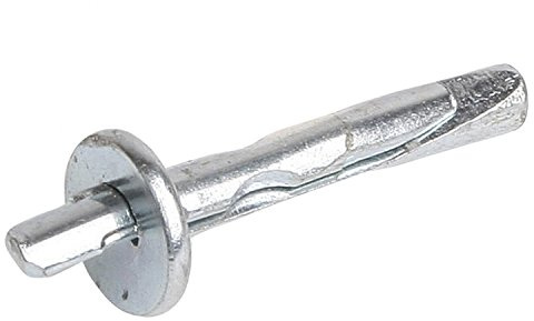 Deckennagel Deckendorn Deckenanker aus Stahl verzinkt für Betondecke Schlaganker Nagelanker zur sicheren Deckenbefestigung DN40 6x40 mm 100 Stk