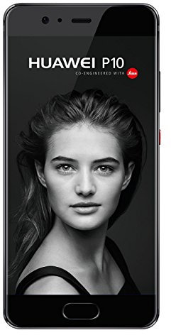 Huawei P10 Smartphone Portable débloqué 4G (Ecran: 5,1 Pouces - 64 Go - Nano-SIM - Android) Graphite Noir (Reconditionné)