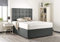 Bed Centre Grey Linen Memory Foam Divan Bed Set – Single (90×190 cm) with Mattress & Headboard | No Drawers | Orthopaedic Medium‑Firm Support | Breathable Upholstery | UK Made