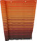 Angerer Freizeitmöbel GmbH Balkonbespannung Exklusiv (75 cm hoch, Länge: 6 Meter, Orange-Braun Ombré)