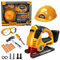 koolbitz Power Construction Kids Children Power Tools Set and Jigsaw Toys with Sound and Motion 2 in 1 Battery Operated Outdoor Fun Play Game Realistic Pretend Role Playset 3+ Years Old