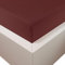 Traumschloss Spannbetttuch »Premium Plus« Mako Baumwolle mit Lyocell & Elasthan | Edel-Jersey | wärmt im Winter & kühlt im Sommer | Bordeaux | 180-200x200-220cm