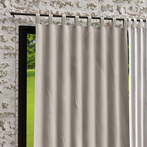 Soleil d'ocre, Bohème Rideaux Pattes, Microfibre lavé, Lin, 140x250 cm