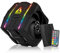 ARCTIC Freezer 50 (con Controller A-RGB) - Dissipatore CPU con A-RGB a Doppia Torre Multicompatibile con AMD e Intel, 2 Ventole, 6 Tubi di Calore, Pasta Termica Inclusa, LGA1700 compatibile