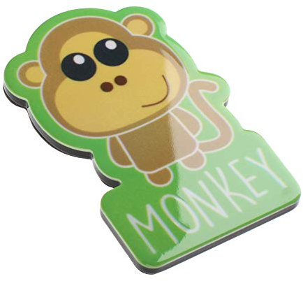 Cute Monkey Character Kids Novelty Magnet
