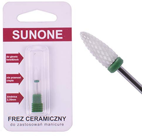 Sunone Fräser Keramik Kegel, Starke Hybrid Gel 14891 Weiß