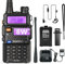 UV-5R 8W Walkie Talkie Radio FM de Alta Potencia 128 Canales Transceptor de comunicación de Radio con Auriculares