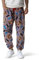 MakingDa Herren-Jogginghose aus Baumwolle mit elastischem Bund, Paisley bedruckter, Hippie-Stil Weite Beinhose, Lockere Passform, bequem für Strand, Spazierengehen, Laufen und Joggen-2-L