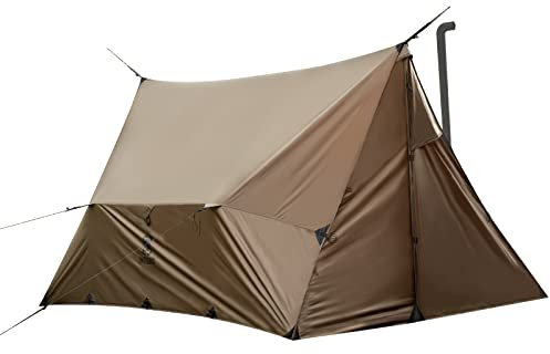 OneTigris ROCDOMUS Hammock Hot Tent with Stove Jack, Versatile Lightweight Waterproof Camping Tarp with Zippered Tent Bag, PU3000mm 4 Season Tent For Stove
