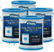 KGIHPC Filtro Piscina Tipo 2, II Cartuccia Filtro per Bestway 58094 Filter Pack,Filtro Piscina per bestway 58383, Pompe Filtro Sostituzione Universale Cartuccia Filtro. (4 Pezzi)