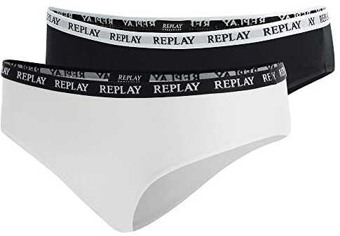Replay Damen Slip 2er-Set, N171 (Mehrfarbig), S