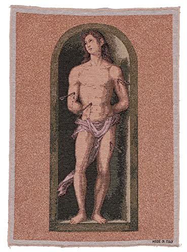 Holyart Wandteppich Heiliger Sebastian 50x40 cm