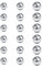 JFORYOU 14G Ersatzkugeln für Piercingschmuck 18-20 Stück Chirurgenstahl Kugeln mit Außengewinde Piercing Ersatzkugeln Industrial Zunge Nippel Nabel Bauchnabel Piercing Kugeln 5MM 6MM 8MM