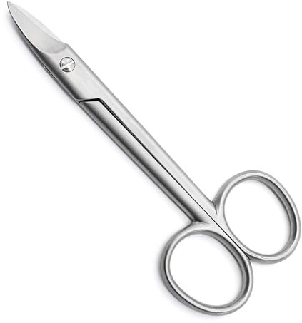 ASM® Professional Toe Nail Scissors Ingrown Toenail Treatment - Heavy Duty Stainless Steel Beauty Cuticle Scissor for Fingernails, Nose, Beard & Eyebrow Scissors - Perfect Gifts for Women & Men