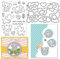 INFUNLY Netter Elefant Klare Stempel Und Stanzen Für Die Kartenherstellung DIY Metallstanzungen Tier Silic Stempel Weihnachten Thanksgiving Geschenke Für DIY Craft Scrapbooking Decor