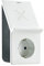 SIMON - Adaptador con Enchufe USB A + Carga Inalámbrica Rápida 10W+ 1 Toma 16A (250 V), Cargador USB con Soporte para Smartphone, Tecnología Smart Charge, Color Blanco