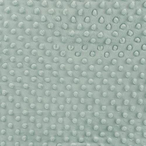 Minky Chantal-Stoff-Kuschelweich & wärmend-Decken, Pullover, Nicki, Nähen-250g/ Qm-50 cm Schritte-Meterware-ca. 150 cm breit-29 Farben (Dusty Mint)