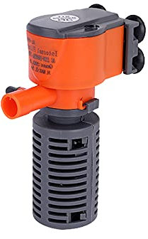 HUIOP Mini Filtro 3 en 1 de 3 W / 5 W, Filtro de Esponja para Peces de Acuario, Suministro de oxígeno, Filtro de Bomba de Aire silencioso para Todas Las peceras pequeñas