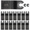 Multi Tool Blades - 15pcs, Universal Oscillating Saw Blade Multitool Blades 34mm Wood Metal Cutter for Dewalt Fein etc