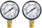 2 set Y50 0-10 bar o da 0 a 150 psi, connettore laterale, filettatura 1/4, diametro 40 mm, misuratore di pressione, misuratore di pressione liquido e gas