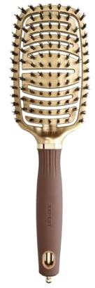 EXPERT CARE FLEX Boar&Nylon Bristles Gold&Brown