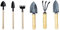 HFYMXNB 6pcs Outils de Jardin,Ensemble idéal pour Le lit de Fleurs et Le Balcon Comprenant la truelle de Fleurs，Mini Jardinage Outils pour Pot de Jardin, Plantes et semis