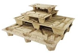 ratioform terra | Pressholz-Palette | Braun | LxB 1140 x 1140 mm | 2700 kg