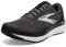 BROOKS Herren Ghost 16 Sneaker, Schwarz/Grau/Weiß, 46 EU