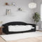 Homgoday Schlafsofa aus Samt, schwarz, 90 x 200 cm, Struktur für Schlafsofa, Gästezimmer, Möbel, langlebig, individuell, Typ 5