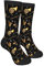 Wpamlrta Goldfarbene Crew-Socken für Damen und Herren, Musikalische Posaune, One size