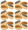 MUXHEL 16PCS Floor Protectors for Furniture Legs Rubber Based Furniture Castor Cups 60mm Sofa Leg Floor Protectors Non-Slip Castor Cups for Wooden Floors Chair Sofa Table Furniture Legs
