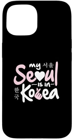 Mein Seoul ist in Korea Kunstwerk für einen Koreaner Hülle für iPhone 15