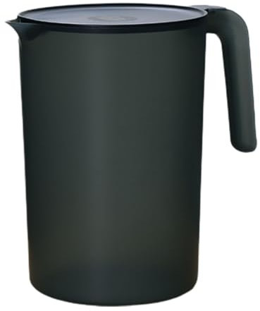 2L Plastic Pitcher Jug with Lid, Reusable Plastic Jugs, Fridge Water Jug with Lid, BPA- Clear Water Pitcher Unbreakable Beverage Pitcher Fridge Jug for Milk Juice Iced Tea Lemonade