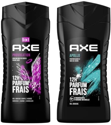 Axe, lot de 2 gels douches