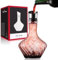 Wine Decanter Red Wine Carafe 1800ml/60oz Wine Decanter with Built-in Aerator Pourer and Stainless Steel Pourer Lid, Decanter with Gift Box Lead-free Crystal Glass Stocking Stuffers for Wine Lovers