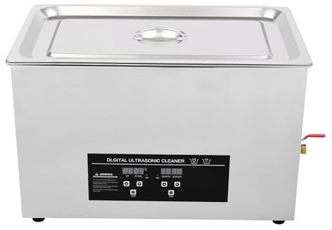 30L Ultrasonic Cleaner with Heater and Timer Commercial Ultrasonic Cleaner Digital Ultrasonic Cleaner 350W Stainless Steel Ultrasonic Cleaning Machine Professional Ultrasonic Parts Cleaner Ultrasound