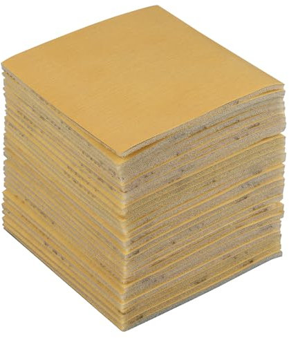 Shineboc 18pcs éponges Abrasives, Blocs De Ponçage, Grain 240, Blocs De Sable en Mousse Souple, Papier De Verre Sec Et Humide pour Bois Et Métal