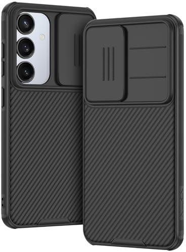 AROYI Cover Compatibile con Samsung S25 Plus 5G, Cover Samsung S25+ 5G Protezione Fotocamera Anti Graffio Hard PC Custodia per Samsung Galaxy S25 Plus 5G - Nero