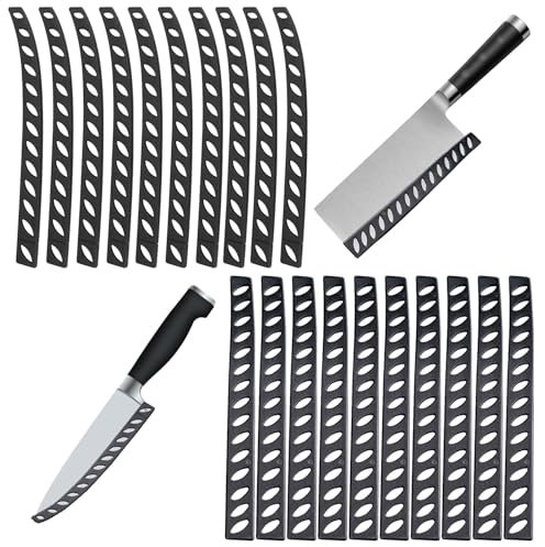 20 Stücke Messerschutz,Universal Messerschutzhülle,Kunststoff Klingenschutz Protector,Zwei Modelle Messerschutz,Klingenschutz Für Messer,Küchenmesser Schutzhülle Für Messer Obstmesser Kochmesser