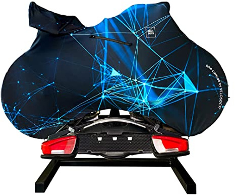 VELOSOCK RAY Road Bike Cover - Indoor Storage & Transport | For drop-bar road bikes, handlebars to 65 cm, frames to 190 cm. Dirt-resistant stretch fabric, not waterproof.