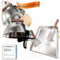 LIKAYA [BUNDLE] Plancha Edelstahl Grillplatte/Grillpfanne [OHNE LOCH - 30x40cm] + Burger-Glocken Set – 2x Grillspachtel & 2x Burger-Glocken – Perfekte Smash Burger auf Deinem Grill & Herd!