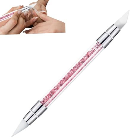 Silikon Tool Nägel,Nagel Pinsel Set, Nagel Gel Nagellack Malpinsel, Formen Des 3D Effekts, Ended Sculpture Pen Dotting Tools, Silikon-Nagellackbürsten Für Zuhause