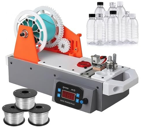 SAIYERUS 3D Printer Extruder Filament Maker Machine, Desktop Filament Maker Machine, Digital Temperature Control, Recycled PET Bottle Recycler for Families, for Families, Small Studios, DIY Makers