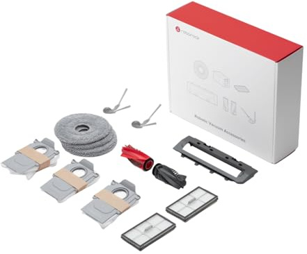 roborock Juego de Accesorios Original Saros 20, Que Incluye 4 Cabezales de fregona, 3 Bolsas para Polvo, 2 filtros, 1 Cubierta para Cepillo Principal, 1 cepillos Principales y 2 cepillos Laterales